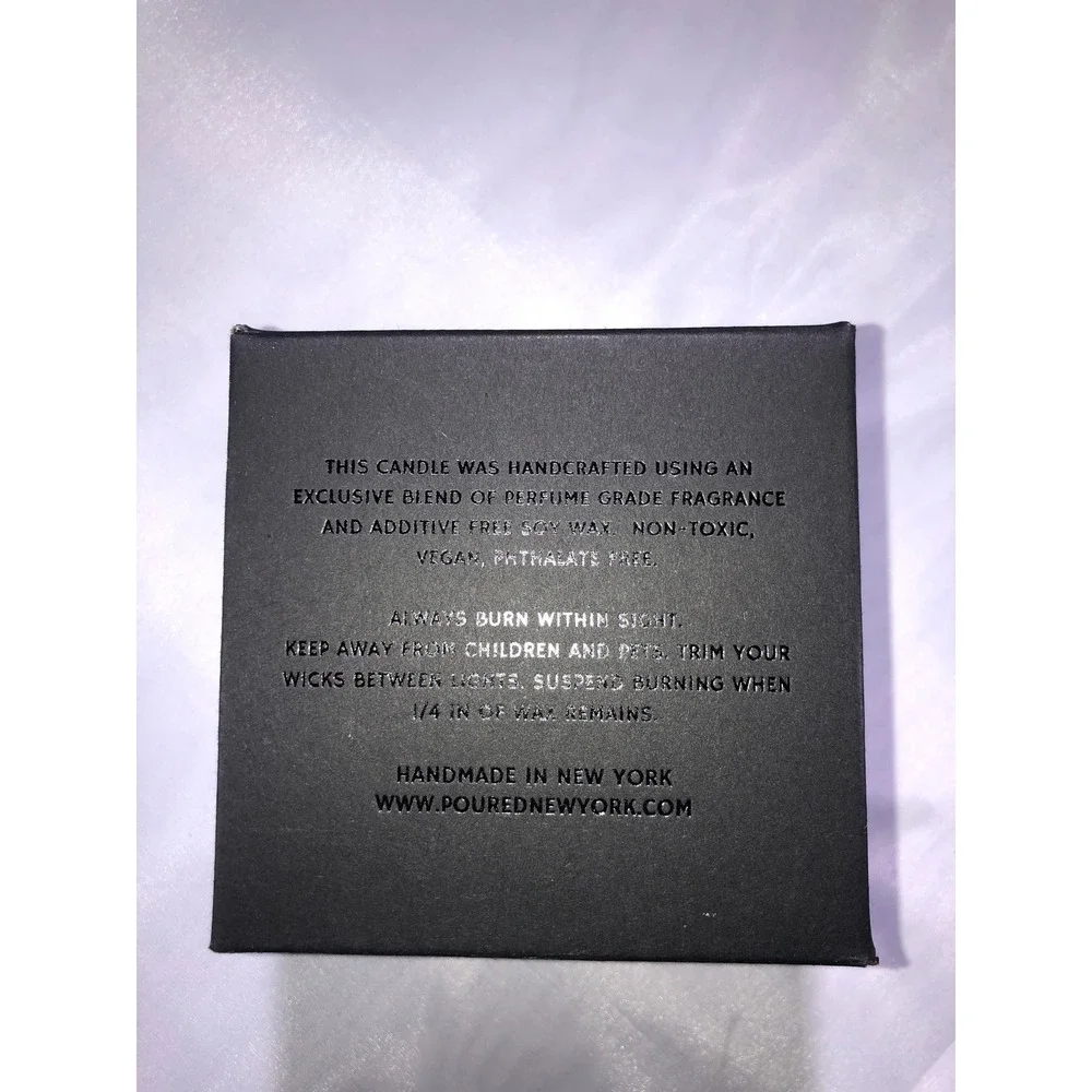 Poured New York Upstate Hibernate 10oz Soy Coconut Wax Candle Sandalwood Leather